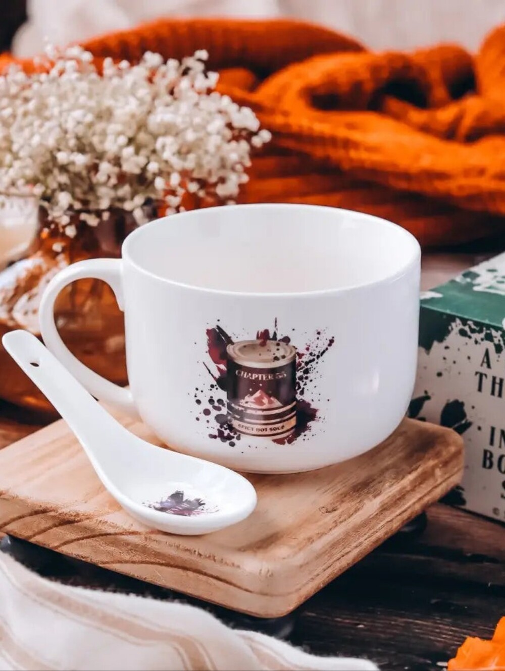 Bookish Box ACOTAR Soup Bowl And Spoon